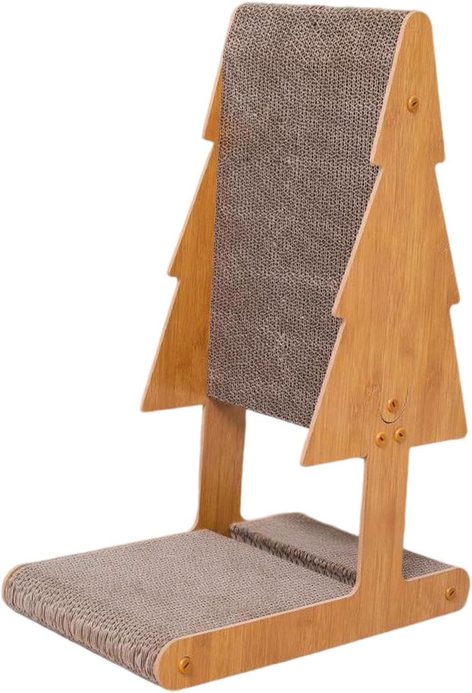 Yuksok T Shaped Cat Scratcher Pet Supplies, Rest and Play, with Bell Ball Toy for Indoor, Cat Scratching Board Furniture Protector, Style A