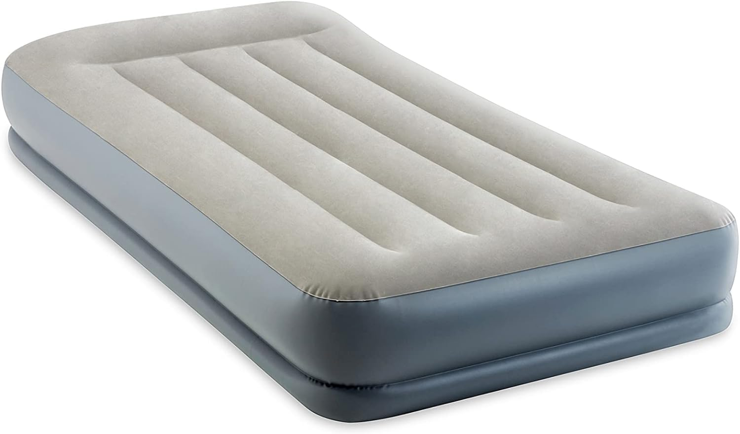Intex 64116NZ Dura-Beam Standard Pillow Rest Air Mattress: Fiber-Tech &ndash; Single Size &ndash; Built-In Electric Pump &ndash; 12In Bed Height &ndash; 135Kg Weight Capacity image number 6
