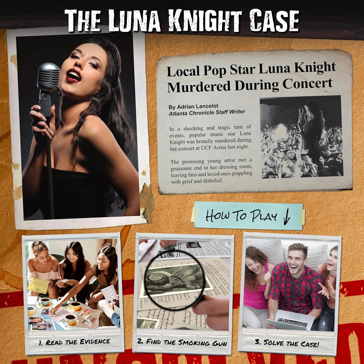 Unsolved Case Files Quick Play: Who Murdered Luna Knight? | Cold Case Murder Mystery Game image number 4