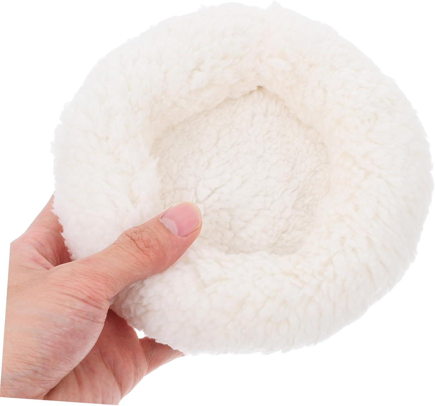 HYTROVE Guinea Pig Bedding Hedgehog Bed Warm Fleece Small Animal Heating Pad Soft Nest for Winter Rabbit Bedding - Beige image number 6