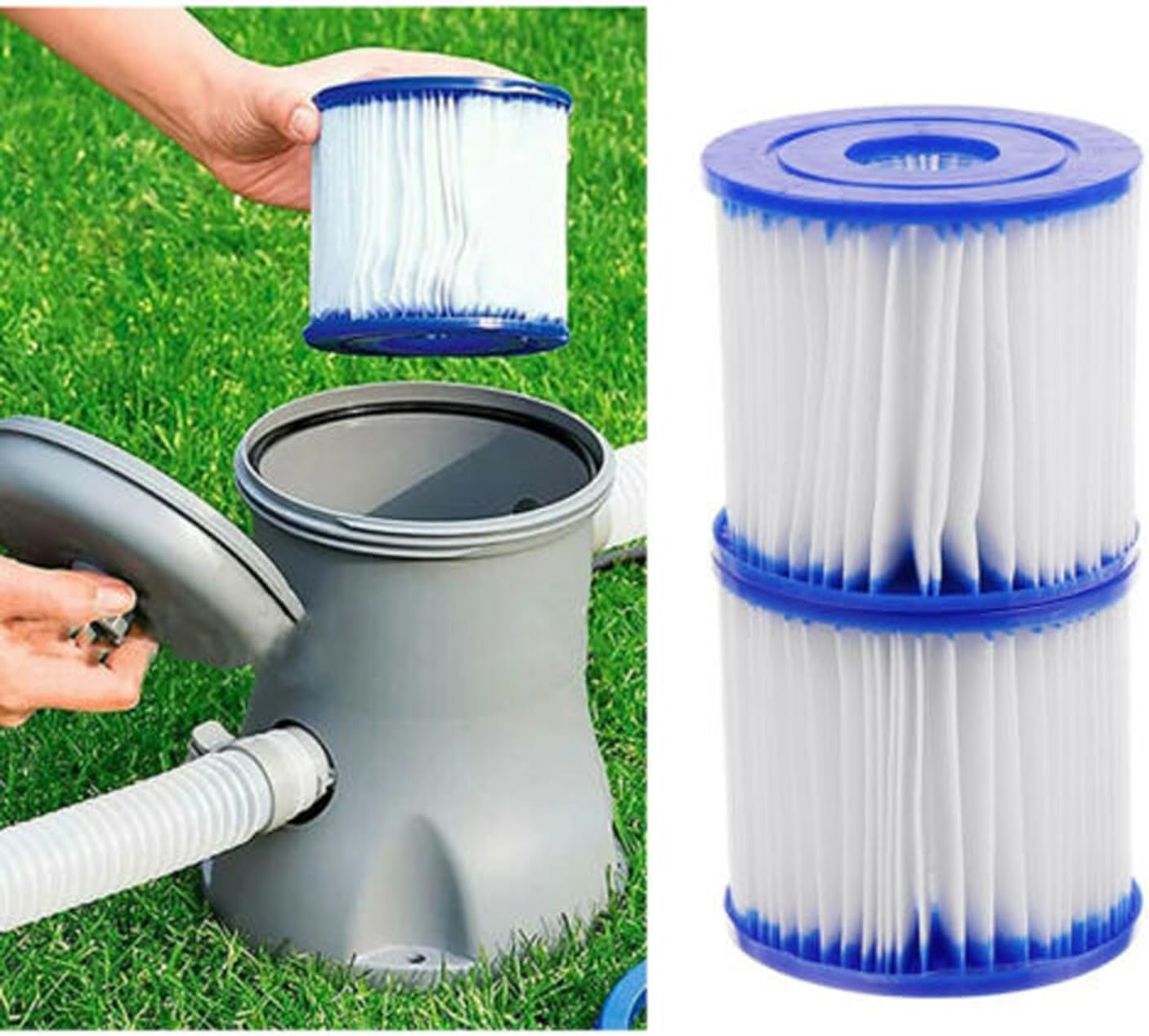 6Pcs Spa Pool Filter Cartridge Size VI Bestway Replacement Cartridge image number 6