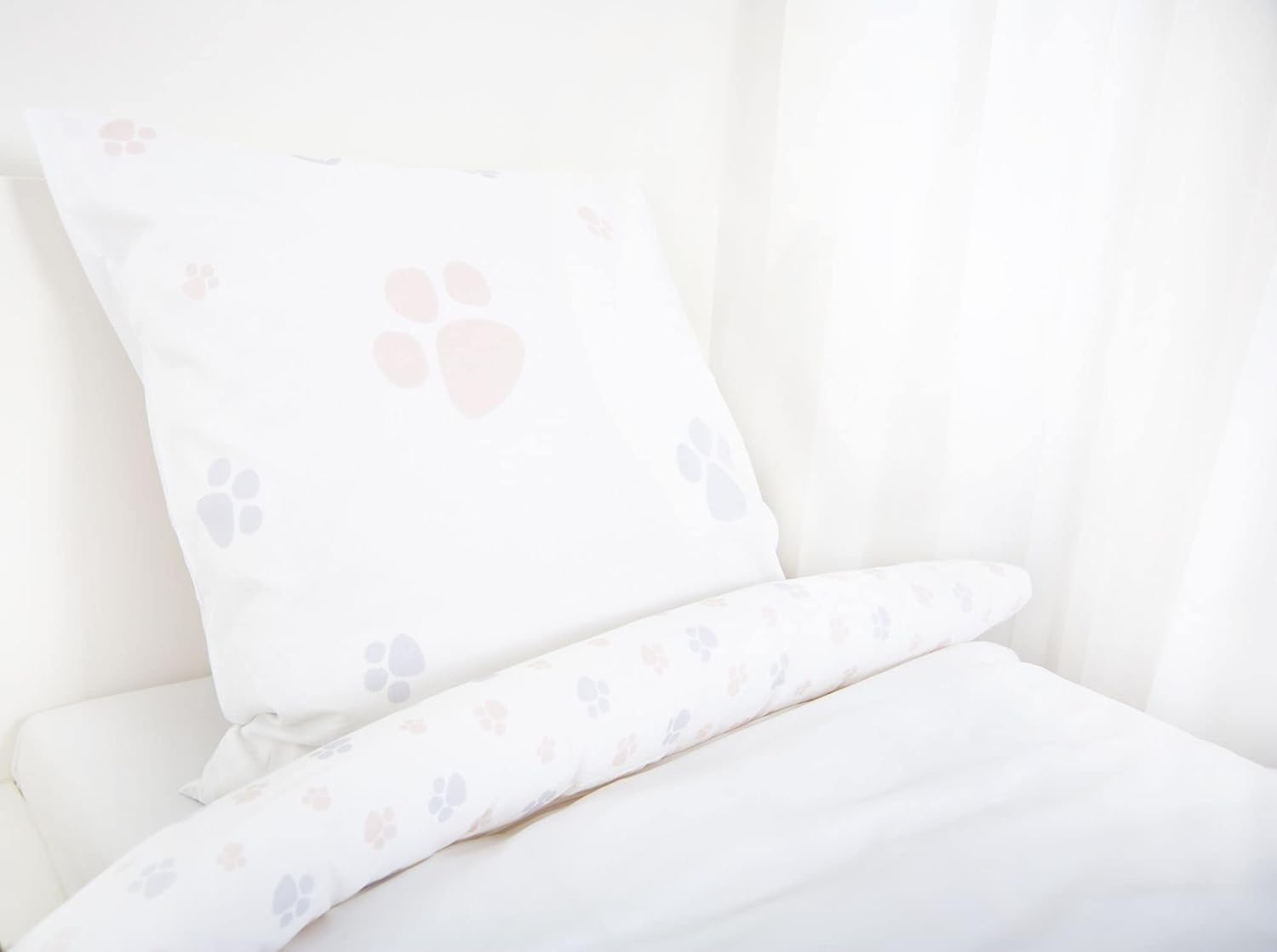 Klaus Herding Gmbh Bed Linen Set Dog and Cat 2 Pieces 135 X 200 Cm image number 2