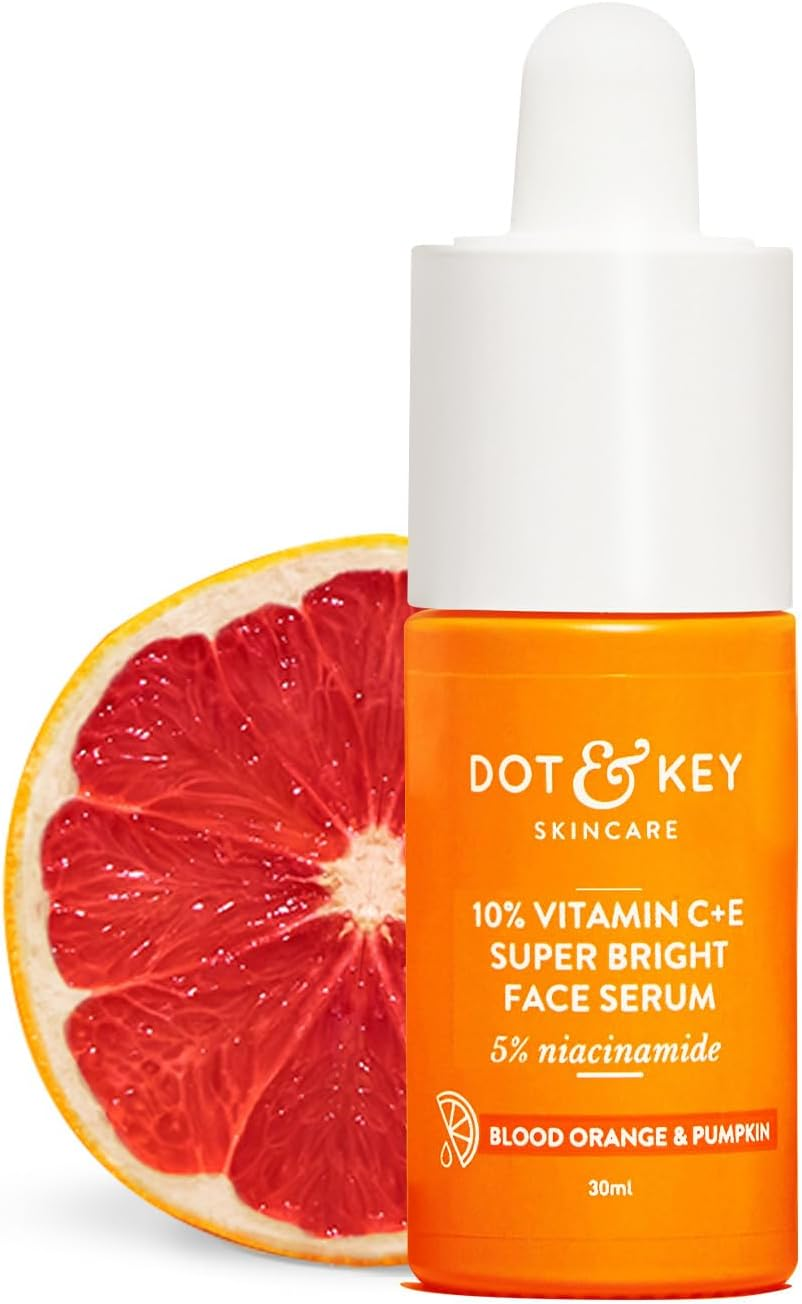 DOT & KEY Dot&Key 10% Vitamin C + E,5% Niacinamide Serum|Vitamin C Serum for Glowing Skin|Fades Pigmentation & Dark Spots|Vit C Serum with Blood Orange&Pumpkin|For Uneven&Dull Skin,All Skin Types|30Ml image number 4