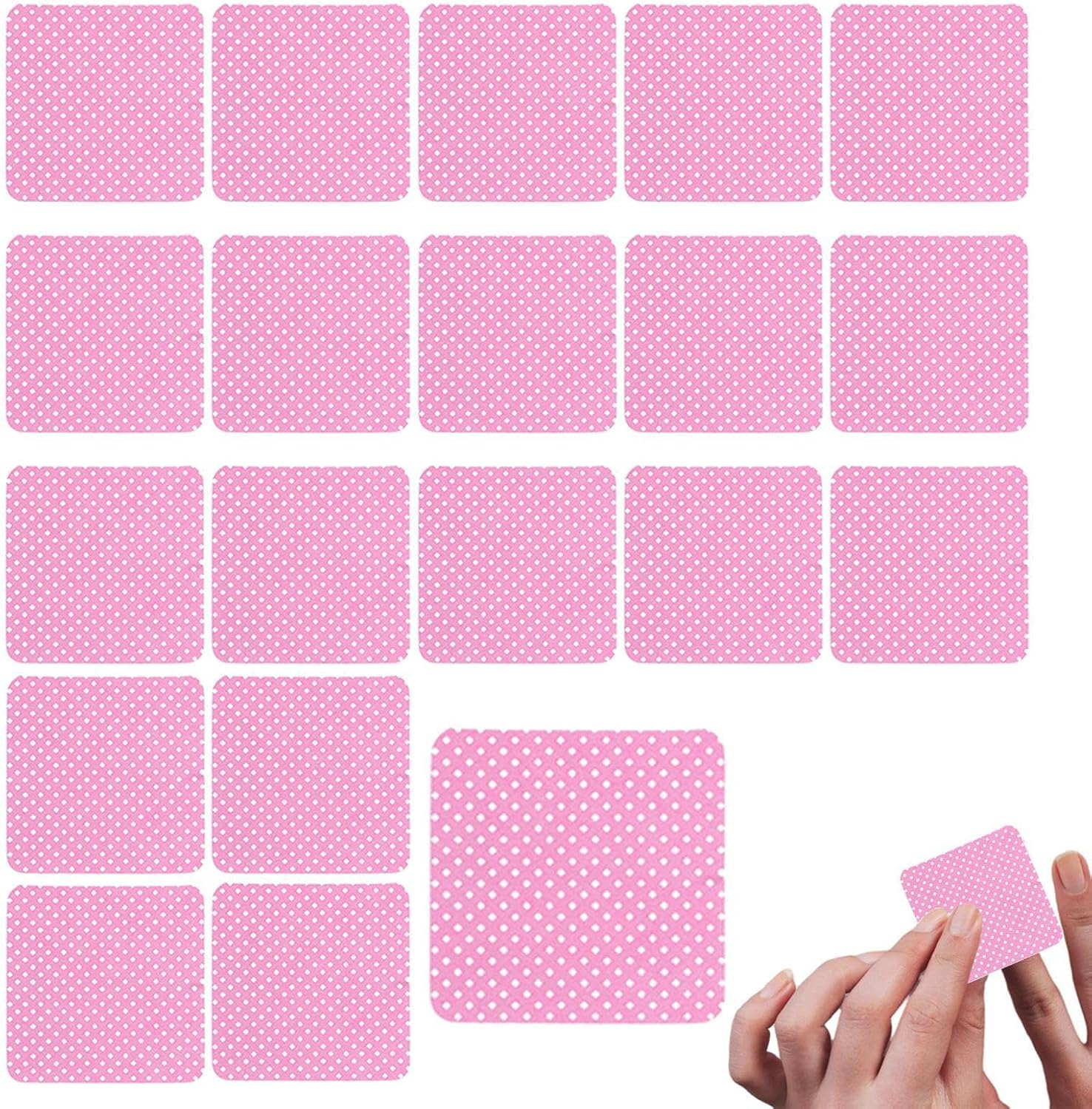 Lint Nail Wipes - Lint Nail Polish Remover Wipes - Nail Salon Supplies, Super Absorbent Gel Nail Polish Remover Pads, Eyelash Extensions Wipes for Women image number 3