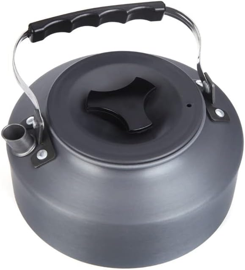 1.1L Portable Ultra-Light Outdoor Hiking Camping Picnic Water Kettle Teapot Coffee Pot Anodised Aluminum 1.1L - 0.8L image number 4