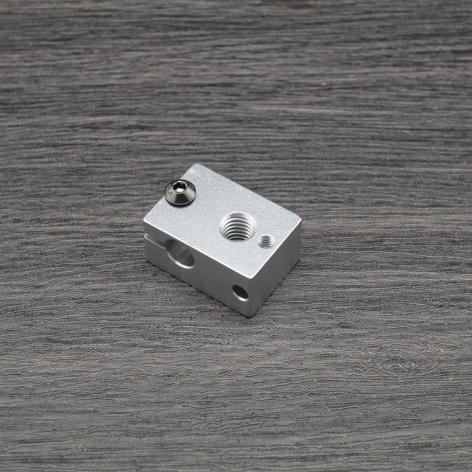 Be in Your Mind 1 Set 3D Printer Heater Block Kit 3D Printer Sensor Heater Block 3D Printer Thermistor Enclosure Cable Heating Block Compatible with E3D V6 Clone image number 4