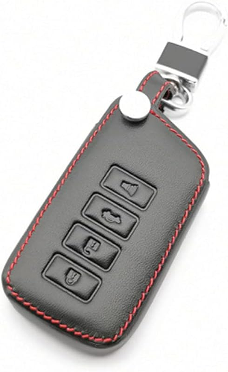 YJADHU Leather Car Key Case Cover Holder Keychain Case, Fit for Lexus CT200H ES350 GX400 GS350 IS250 RC350 RX300 LX570 Nx300H 450,B Styles