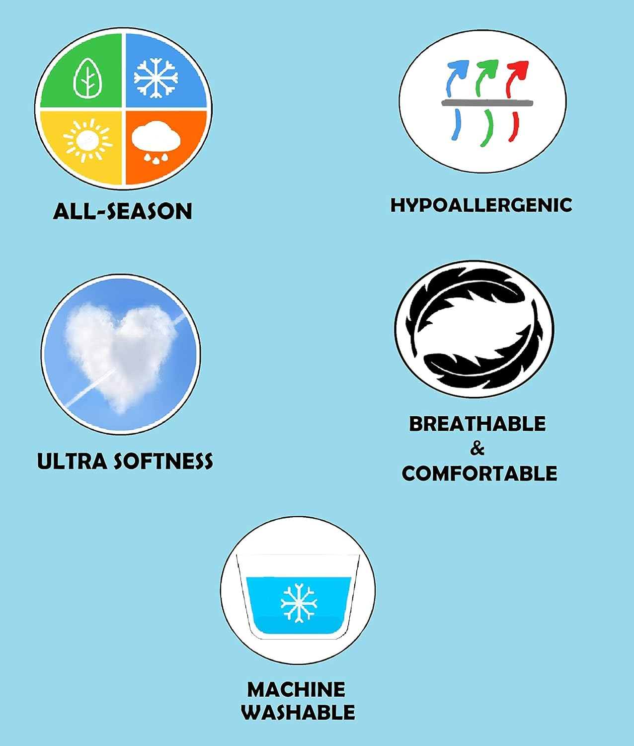 Elegant Comfort Luxury 3-Piece Duvet Cover Set - 1500 Premium Hotel Quality Microfiber Hotel Collection - Comforter Cover with Button Closure and Shams, King/California King, Black image number 1