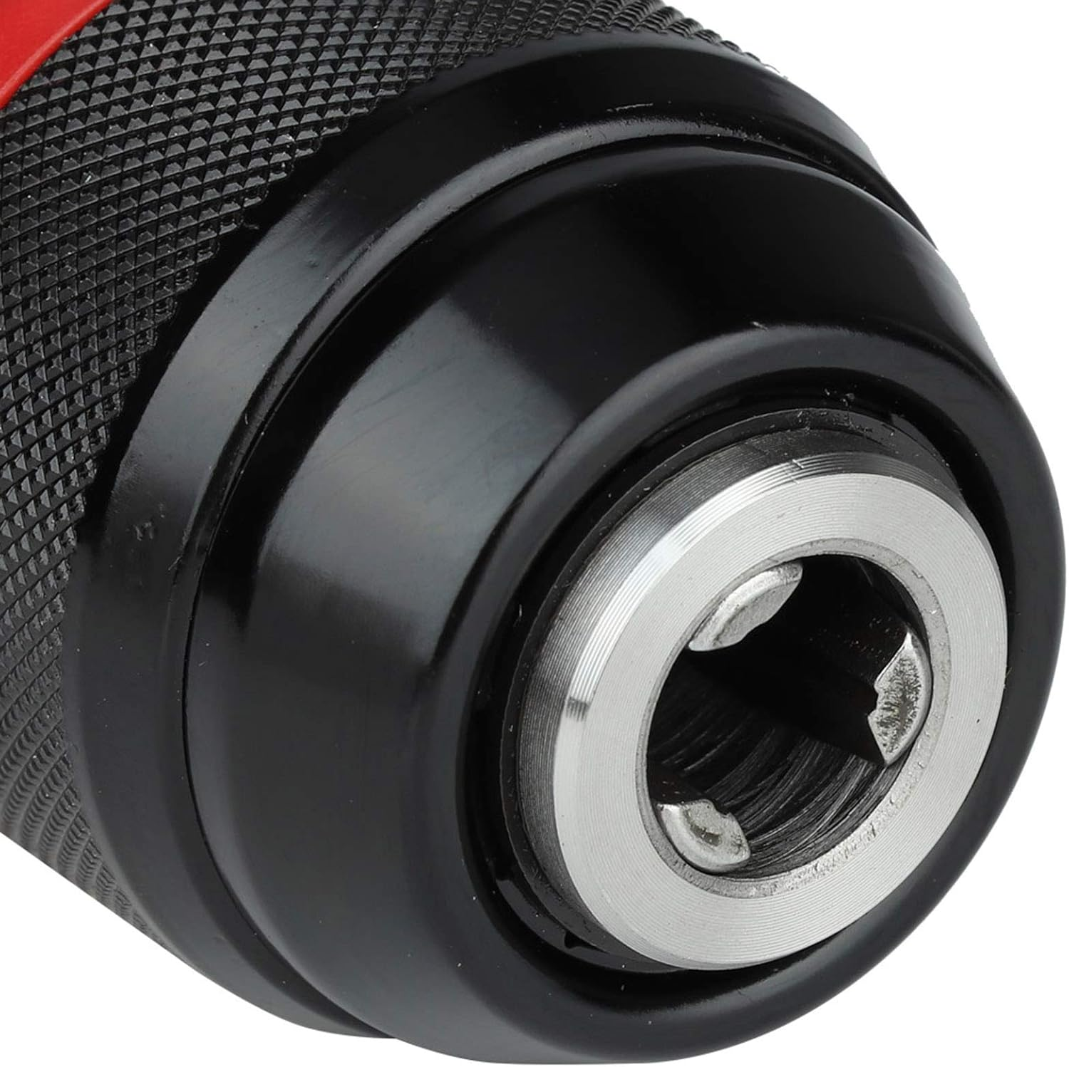 SOULONG Drill Chuck Keyless, Self-Tighten Hand Drill Chuck Holder with 2~13Mm Clamp Range for Multiple Purposes image number 2