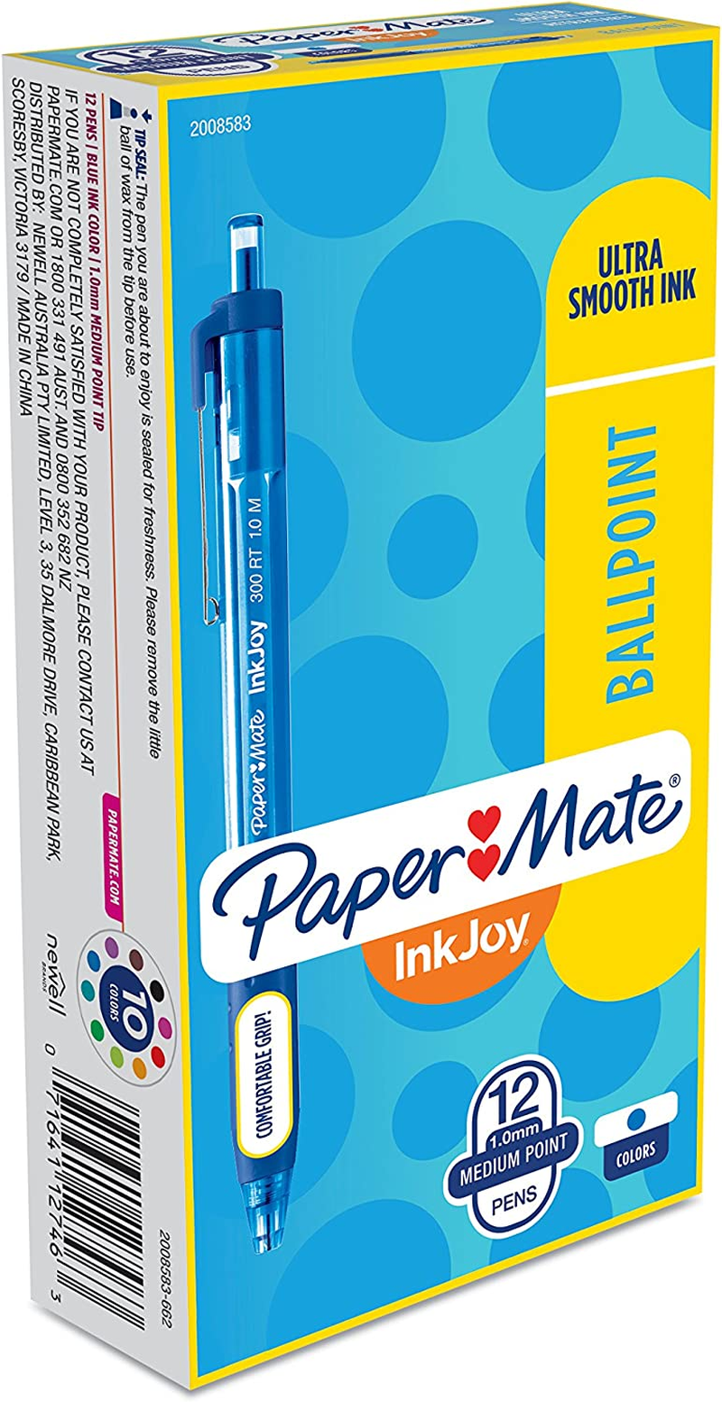 Paper Mate Ink Joy 300RT Blue 12-Pack image number 1
