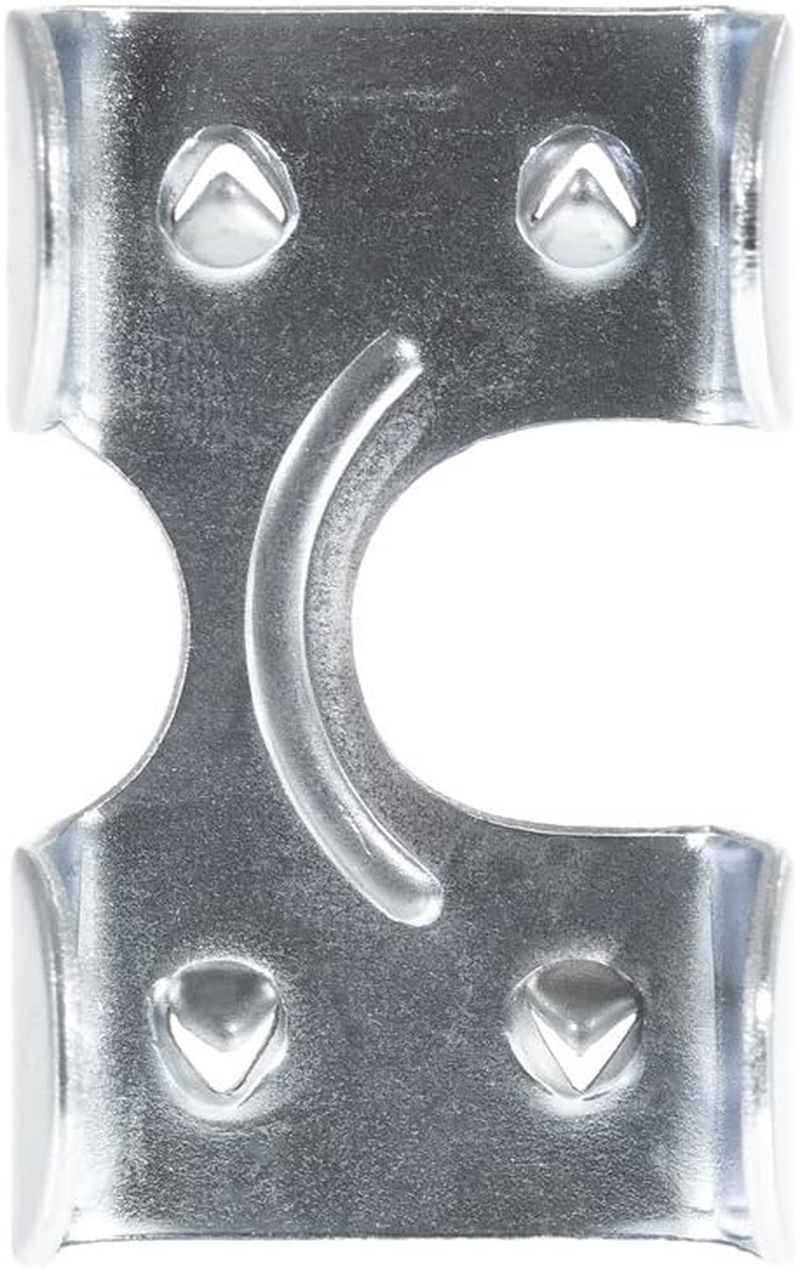 Heavy Duty Zinc Plated Double Rope Clamps Fits 3/8-Inch, 1/2-Inch, 5/8-Inch and 1/4-Inch Ropes Cords - Multiple Pack Sizes Available image number 5