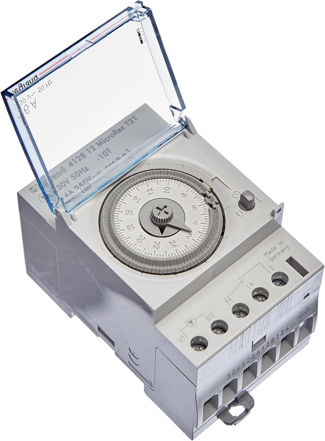 LEGRAND, Microrex T31 412812 Mechanical Timer with 24 Hour Program (Series Installation Timer for DIN Rail, 3-Module) image number 4