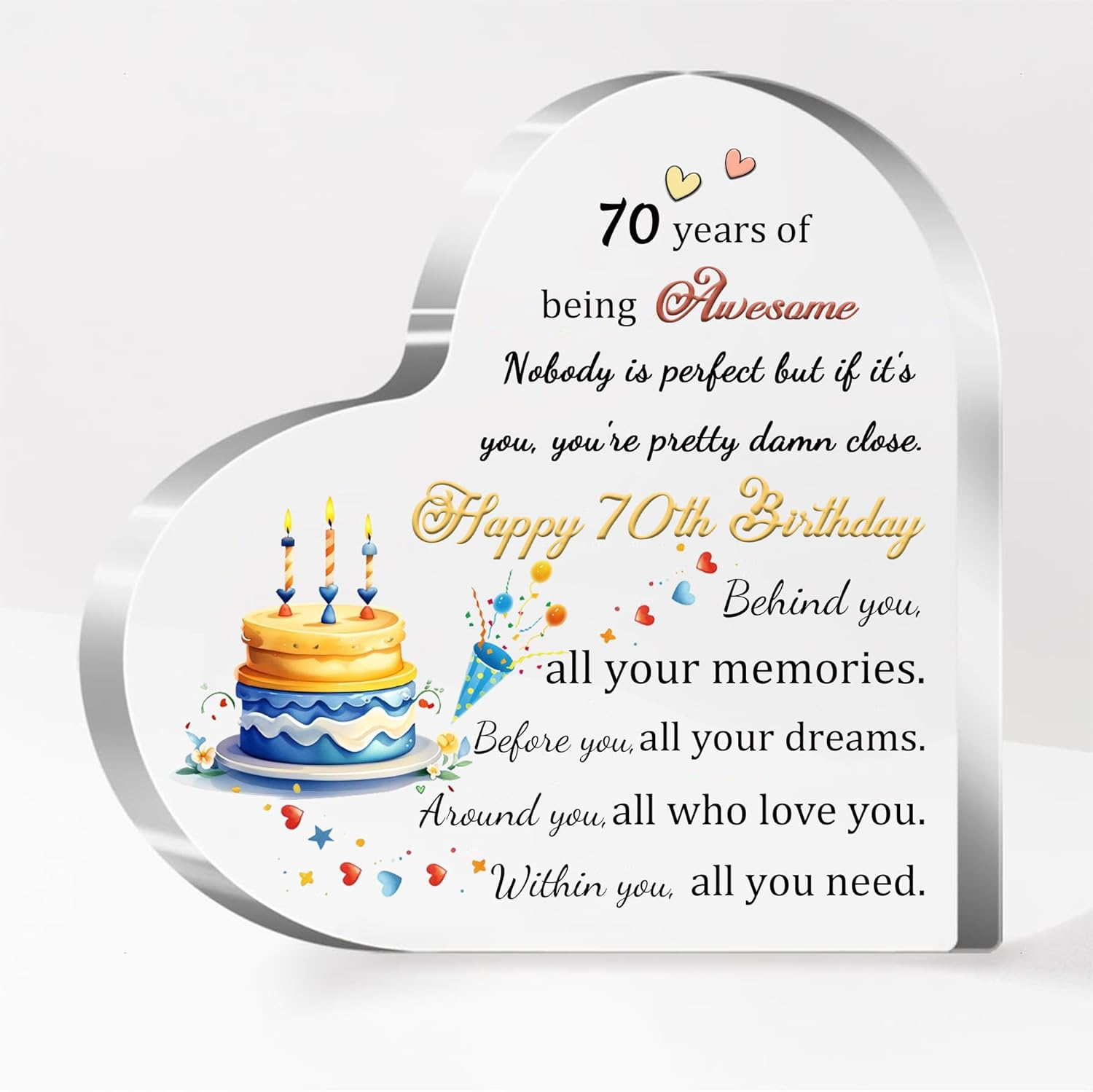 14Th Birthday Her Him Girls Boys Acrylic Plaques 14-Year-Old Inspirational Heart Desk Signs Son Daughter Friends Personalised Teens Happy Fourteenth Birthday Present Idea Appreciate Keepsakes image number 6