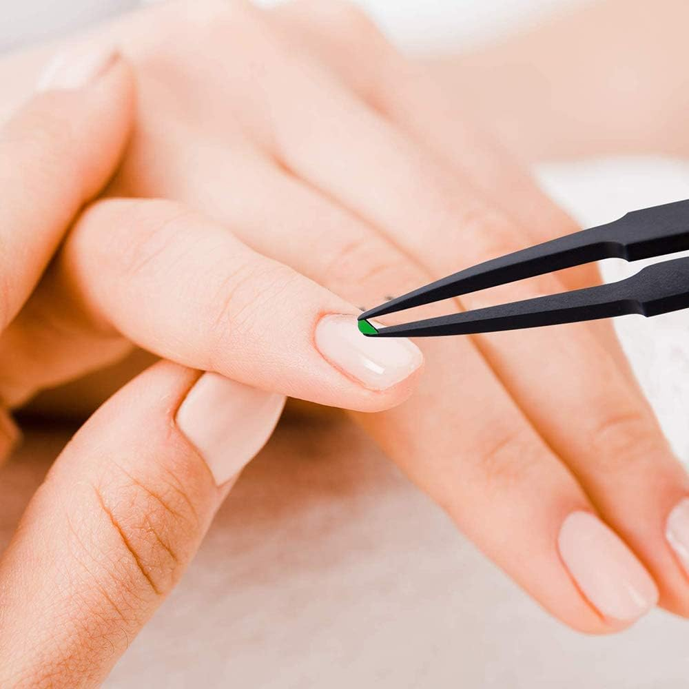 11 Boxes Nail Gems Nail Art Decoration Nails Diamonds with Pick up Tweezers image number 3