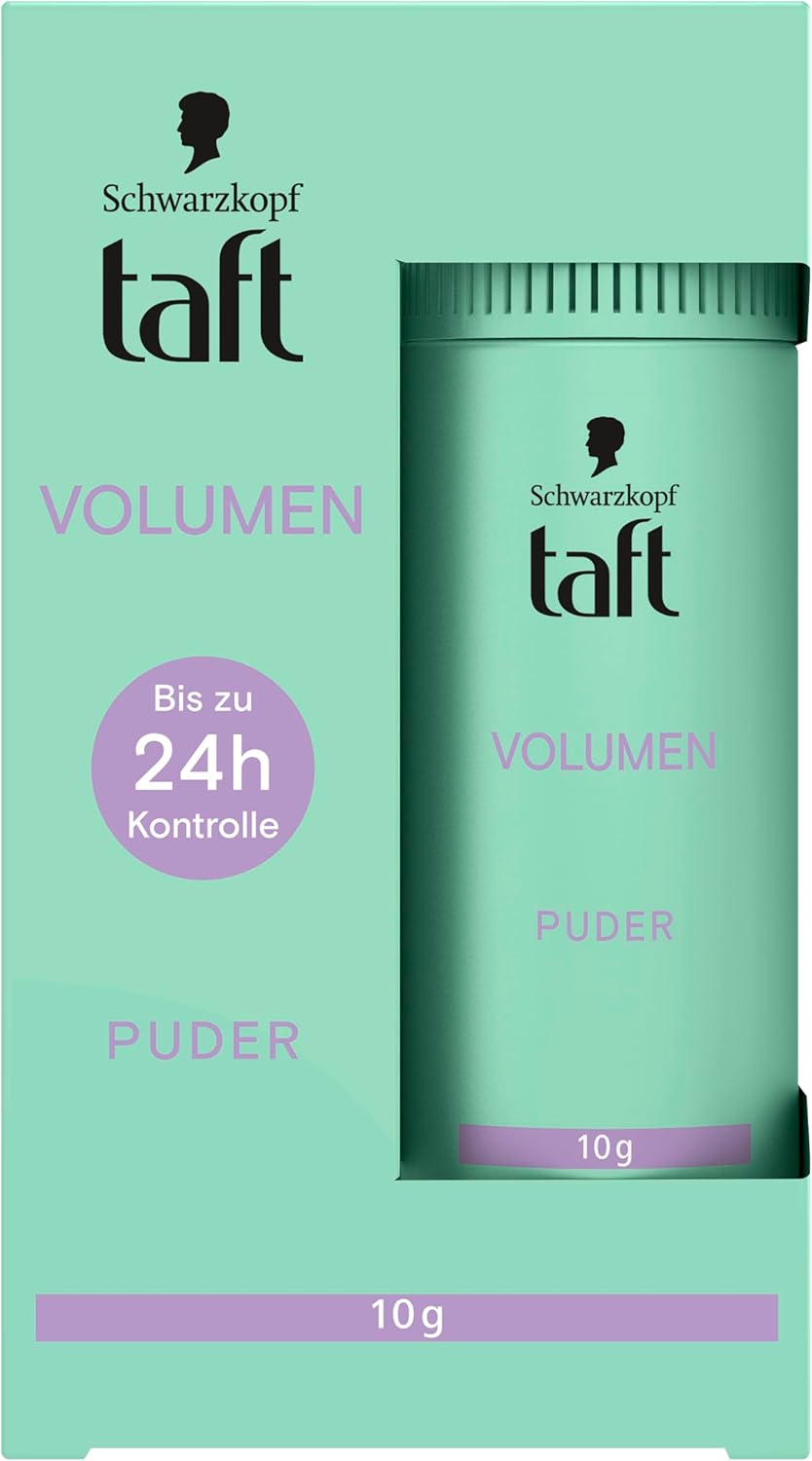 Schwarzkopf Taft Hair Styling Powder Volume (10 G), Volume Hair Powder for Fuller Looking Hair, for up to 50 Applications, Vegan Styling Powder image number 6