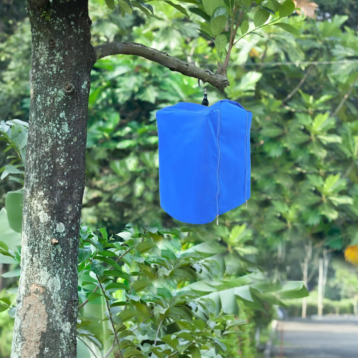 Kisangel Parrot Cage Cover 31X32X42Cm Dual Zipper Breathable Oxford Cloth Birdcage Shade Cover for Budgie Cockatiel Small Birds Insulated Light Blocking for Winter and Outdoor Use image number 3