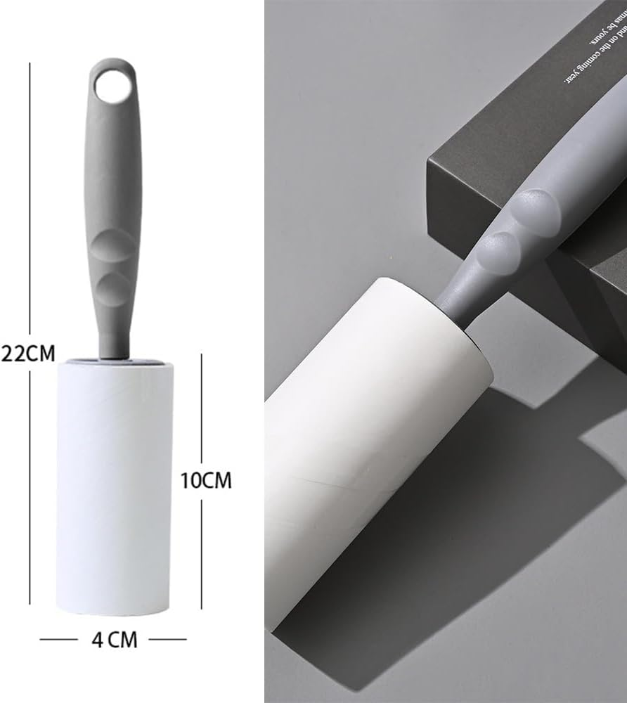 Lint Roller, Pet Hair, 10 Rolls, 600 Sheets, Extra Sticky Lint Remover, Portable Lint Roller for Clothes, Hair, Sofa, Bed, Cat Hair, Dog Hair image number 6