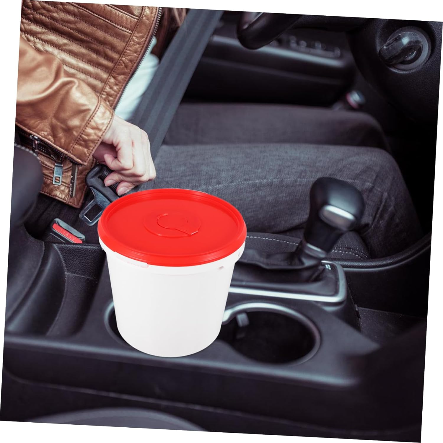 Plastic Wipes Bucket for Bathroom Travel Reusable Diapers Refillable Moisture Easy-Open Lid Compact image number 5