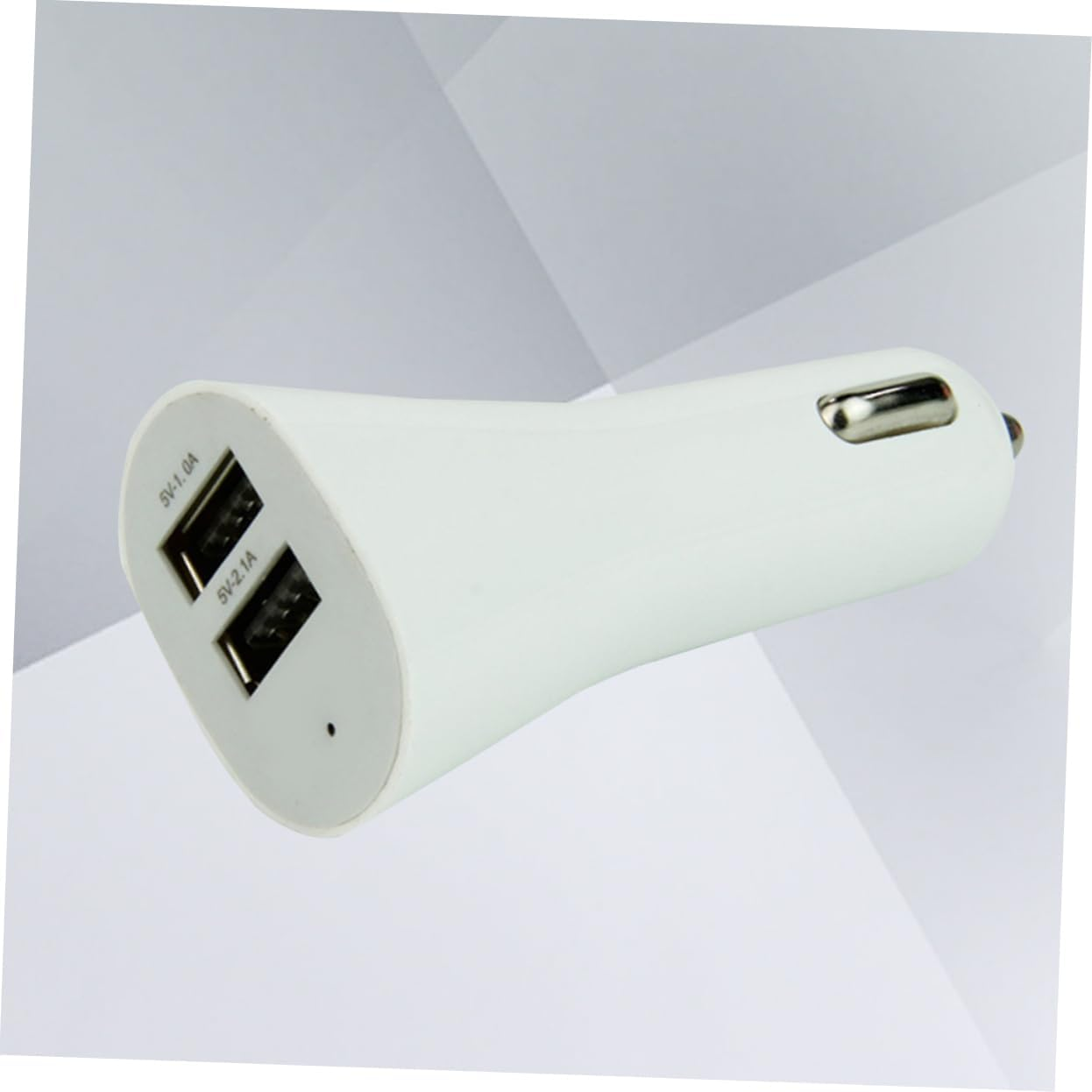 Jojofuny Dual USB Car Charger Multi Function Trumpet Design Car Phone Charger One for Two Cigarette Lighter Type for Vehicle image number 1