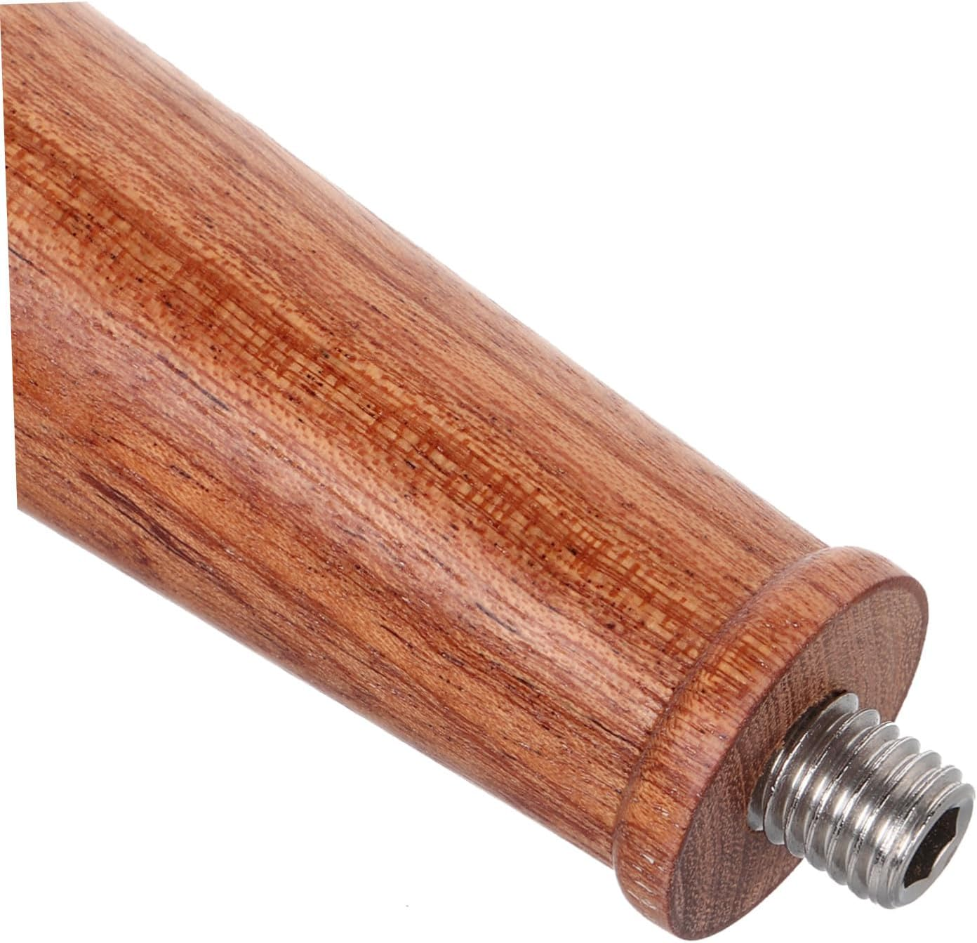 MOKKHNB Wooden Portafilter Handle M10 Stainless Steel Coffee Machine Replacement Part Bottomless Espresso Handle for Professional Cafe Use image number 4