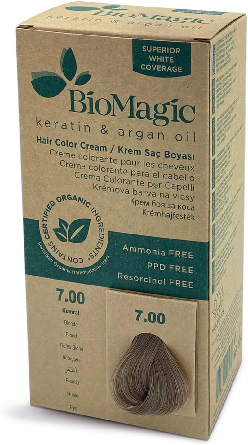 Bio Magic Permanent Hair Colour Cream, Light Blonde, 1 Count