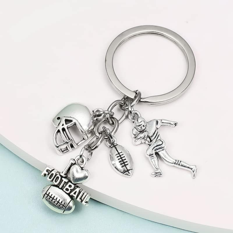 Basketball Soccer Football Sports Keychain Gifts for Boys Girls Women Men Sports Lover Gift Accessories Decorations Keepsake image number 1