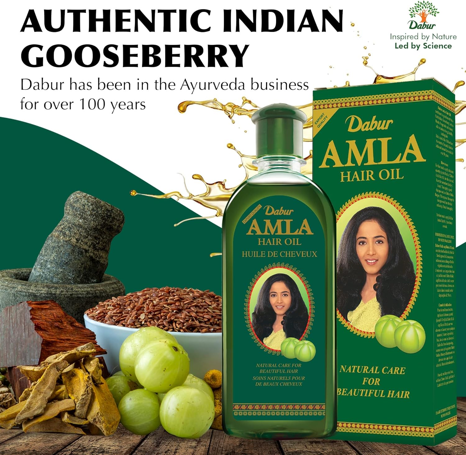 Dabur Amla Hair Oil 200 Ml Natural Care for Healthy Long and Beautiful Hair Nourishing Hair Oil Prevent Breakage and Hair Loss/Amla Hair Oil for Rapid Hair Growth image number 6