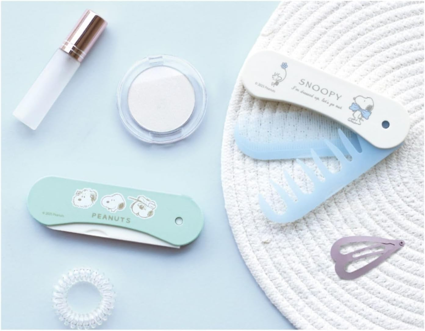 Tee'S Factory Snoopy 2-Way Bangs Arrangement Comb, Kodachi, Approx. H1.4 X W4.4 X D0.6 Inches (H35 X W112 X D14 Mm) SN-5548069BR image number 5