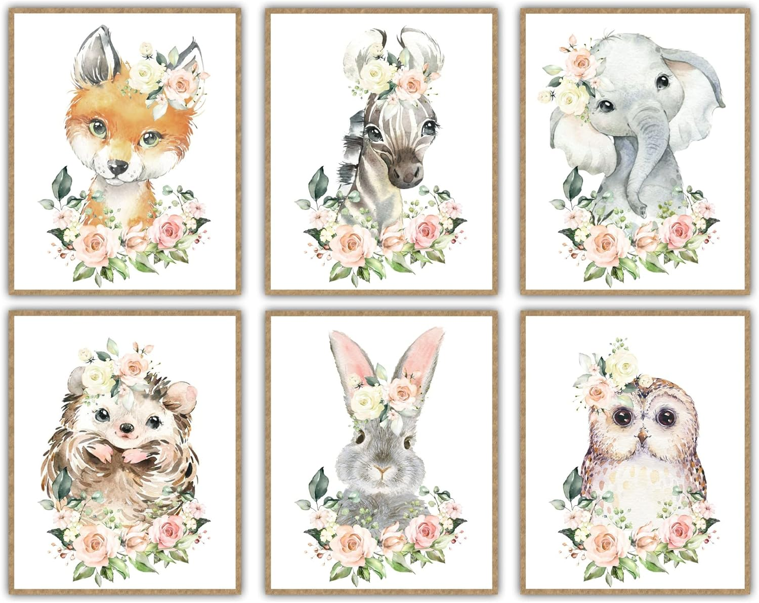 W.O.W.A - Set of 6 Inspirational Reading Quotes Wall Art for Kids' Spaces - Library Decor, Playroom Decorations, Nursery Wall Art, and Playroom Signs (8"X10", UNFRAMED)