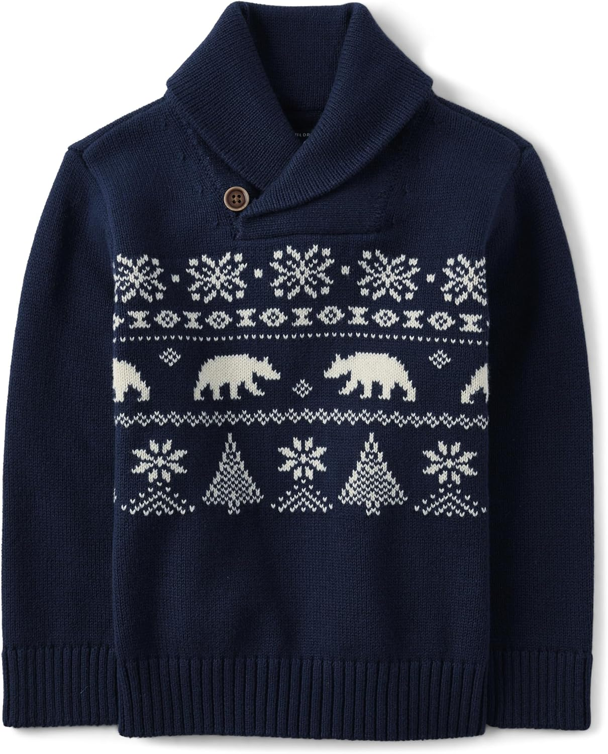 The Children'S Place Baby Boys Long Sleeve Holiday Sweater