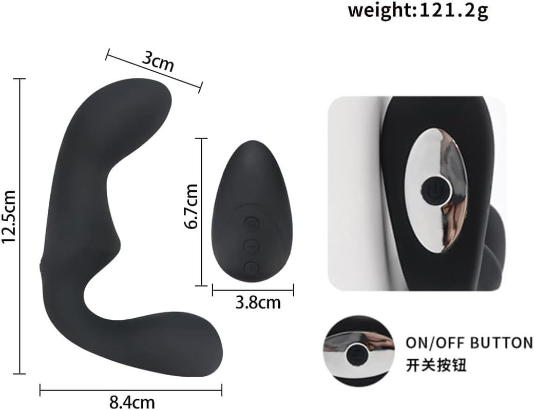 An'Al Plug Portable Massager for Men Prostata Massagger Beginner Waterproof Toys Massaging Toy with Multiple Patterns Model for Adults image number 4