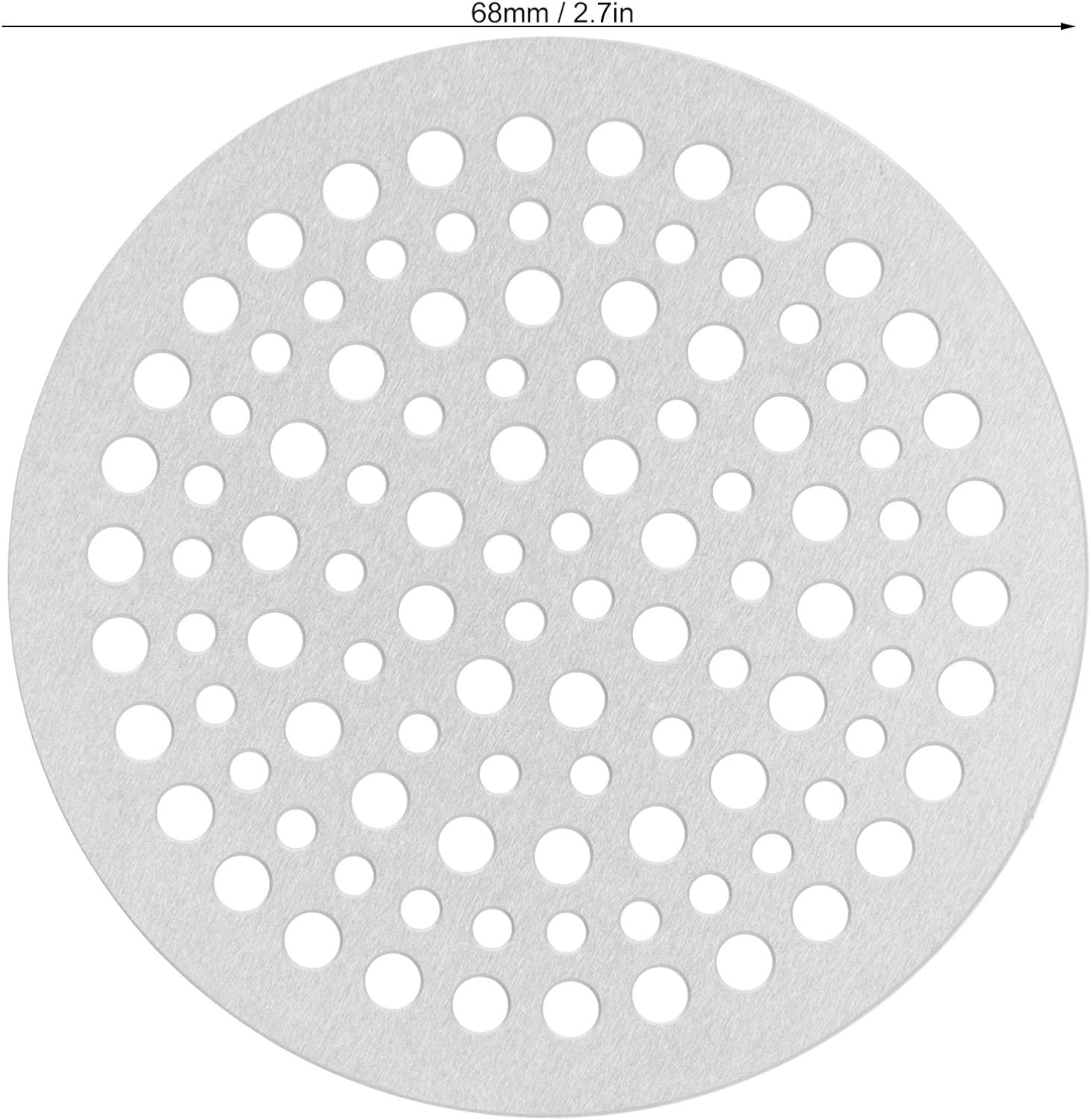 Stainless Steel Anti-Clogging Floor Drain Filter for Shower Drains, 1 Piece Mesh Strainer for Bathroom, Kitchen and Toilet (68Mm) image number 5