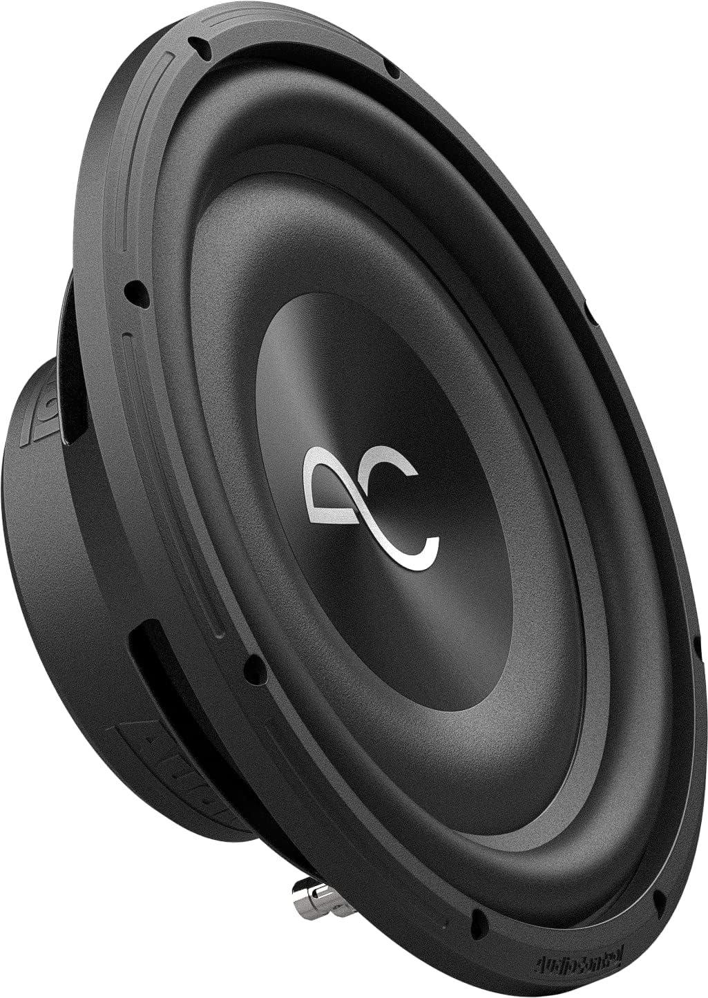 Audiocontrol Space Series Low-Profile Shallow-Mount Slim Car Audio 10" Subwoofer, Premium High Fidelity, 400 Watt RMS/600 Watt Max, Single 2 Ohm (Black)