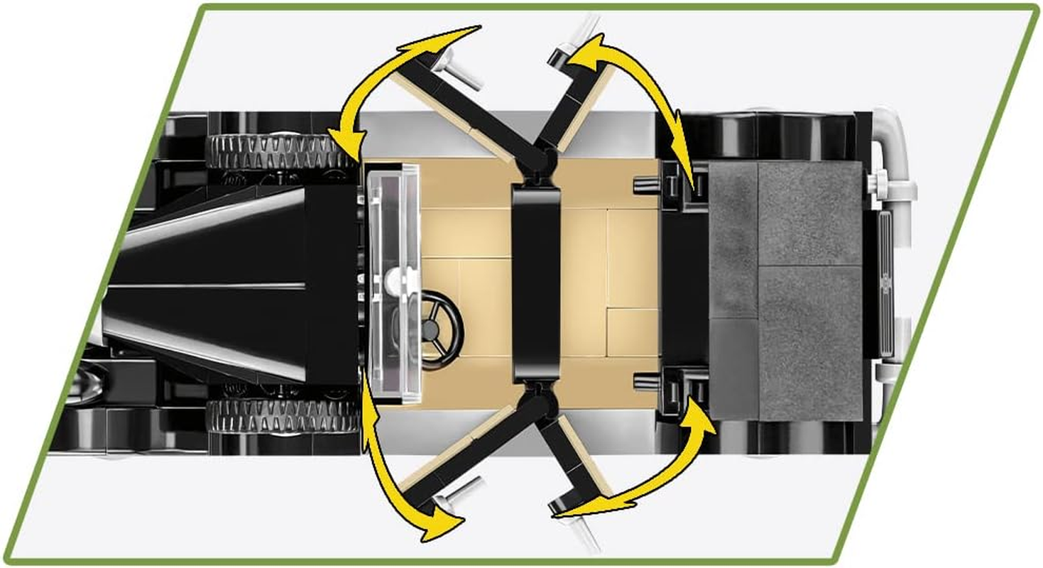 COBI 2261 Historical Collection-Cdg'S 1936 Horch 830 Building Sets, Black