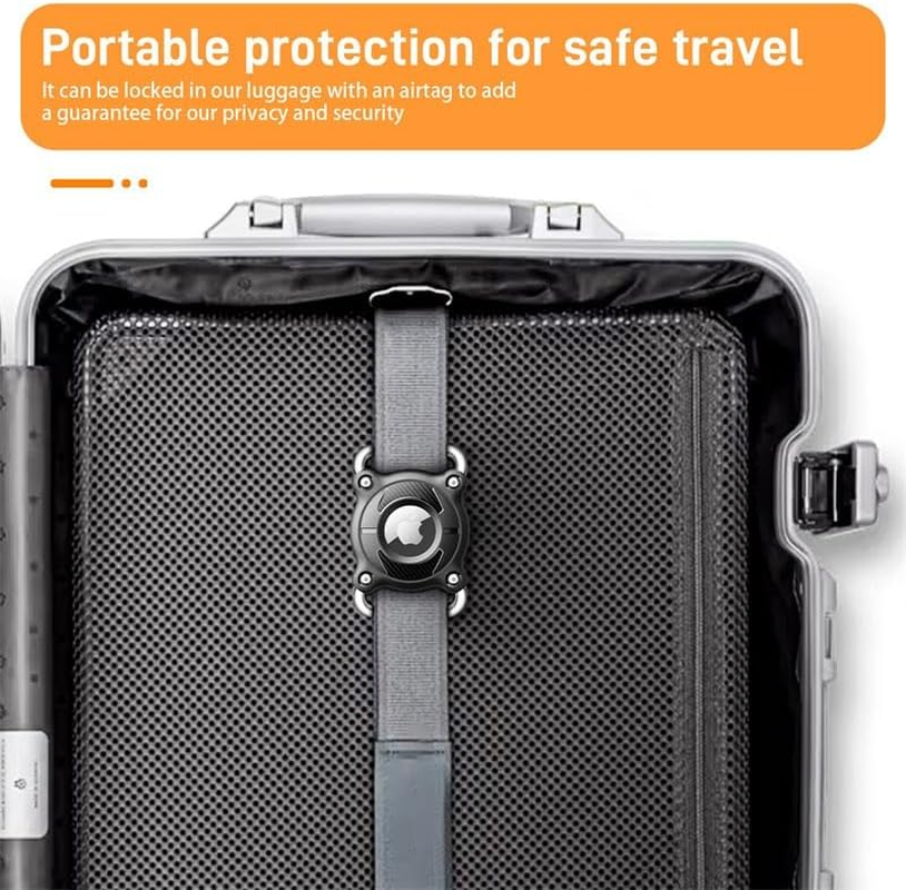 Airtag Dog Collar Holder | Airtag Dog Waterproof - Protective Airtag Case Holder for Dog Collar and Cats with Removable Metal Loop, Sturdy TPU, Lightweight, Compact Size, Fits 1" Width Collar image number 3