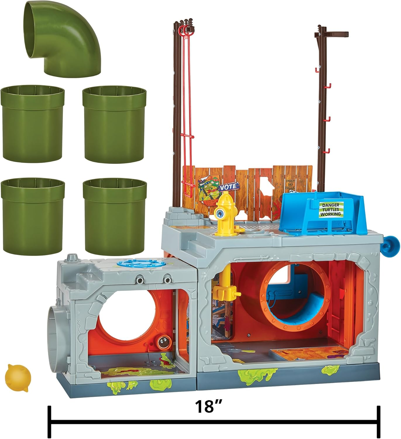 TMNT Classic Secret Sewer Pipe Playset