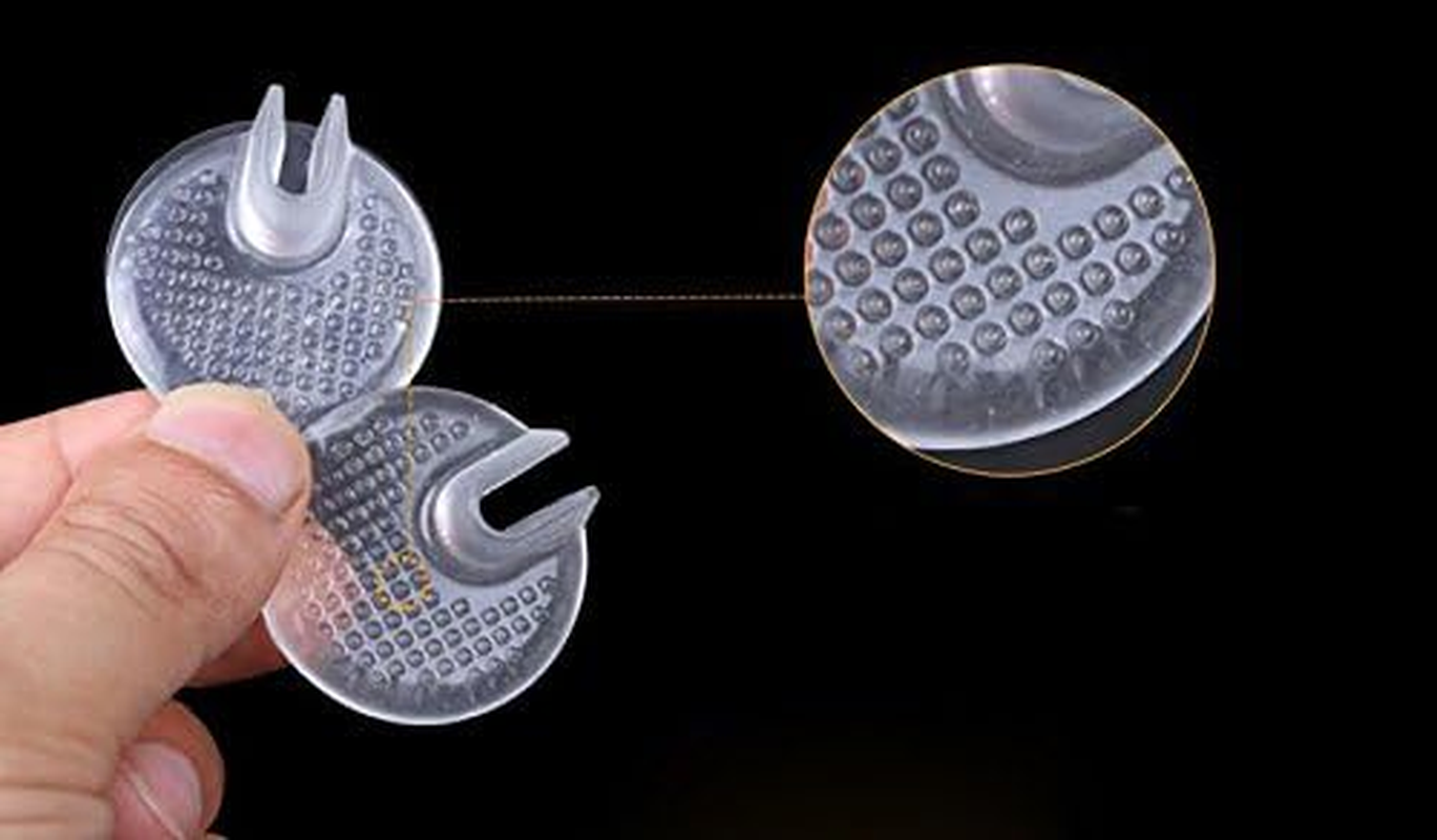 (Style 2) - 3Pairs Soft Silicone Flip Gel Cushions Pad Toe Protectors for Thong Sandal Flip Flop Gel Inserts Guards Insoles Shoes Grip Pads (Style 2) image number 5