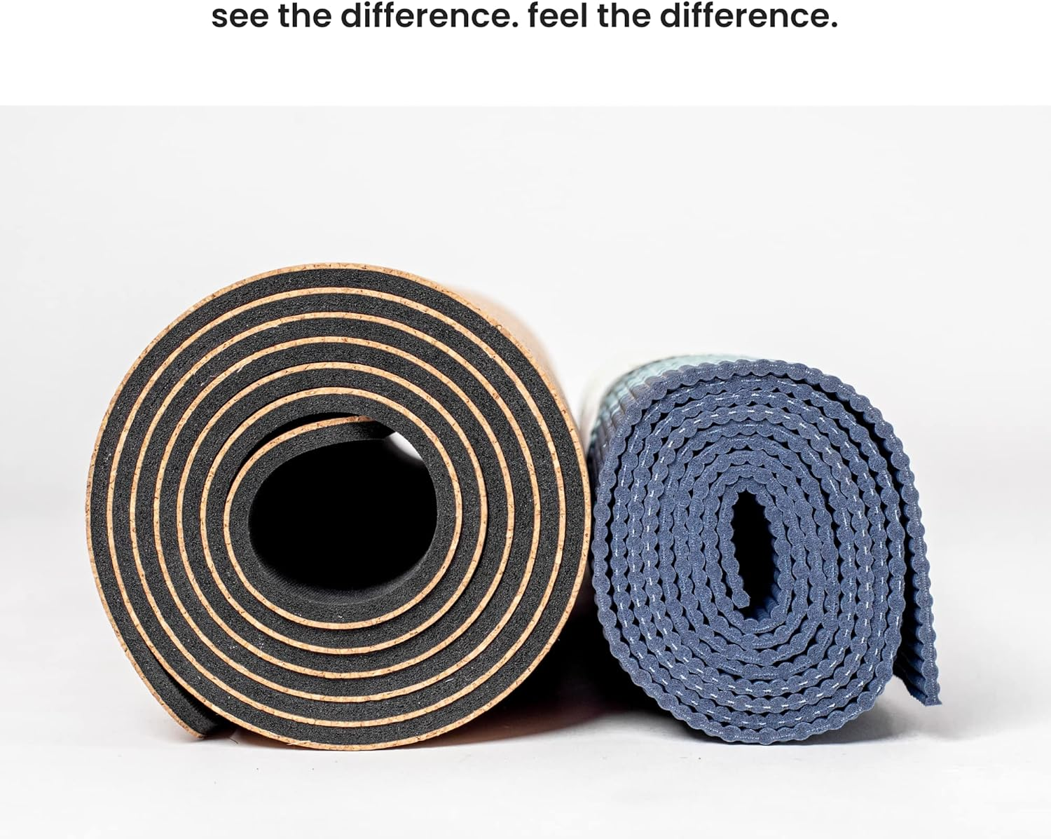 Luxury Cork Yoga Mat - Non Slip, Extra Thick Grip. Thicker, Longer, and Wider for More Comfort and Support. Tough Enough for Hot Yoga. Natural, Non Toxic, and Eco Friendly. Optional Alignment Lines. image number 5