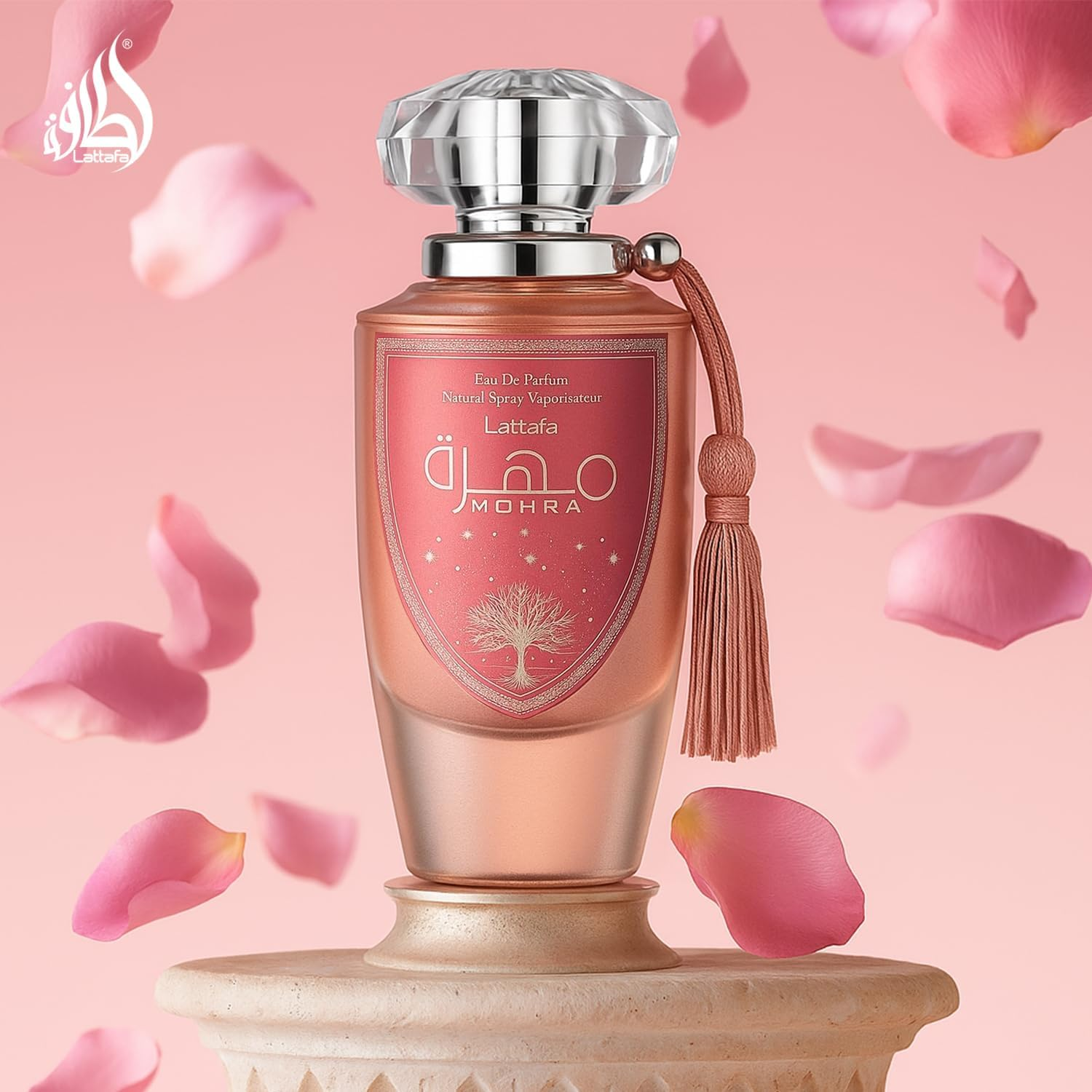 Lattafa Mohra Silky Rose Edp 100Ml Spray image number 6