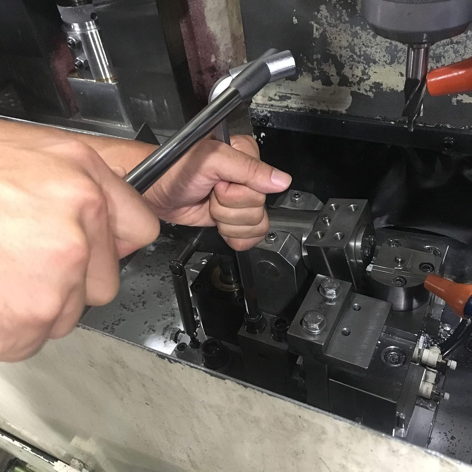 Wise SBL-1000 Ball Point Hex Key Wrench Set of 9 (Long Handle Included) Made in Japan/Can Be Tightened