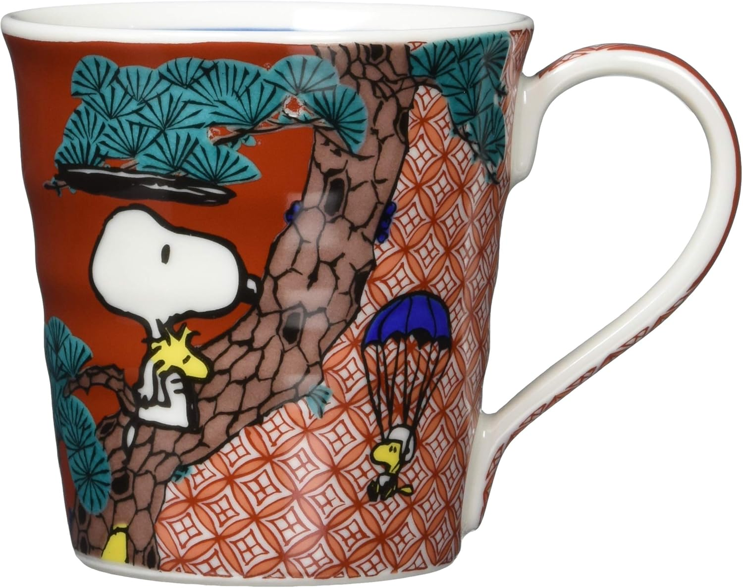 Peanut Kutani Ware Mug, 10.1 Fl Oz (300 Ml), Sansui image number 3