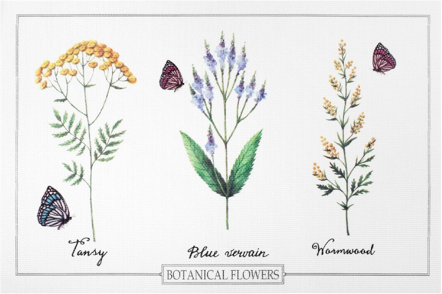 Set of 12 Tovagliette Botanic in PVC Assortite Cm 45 X 30 Cm image number 1