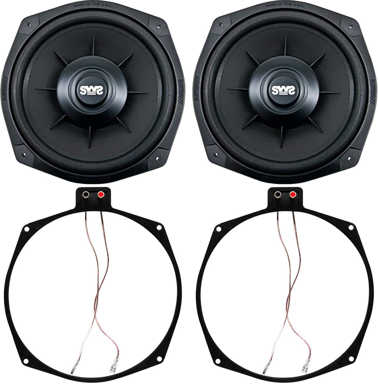 Earthquake Sound X84SWS 8-Inch Shallow Woofer System Under-The-Seat Subwoofers with Gaskets, 4-Ohm (Pair) image number 3