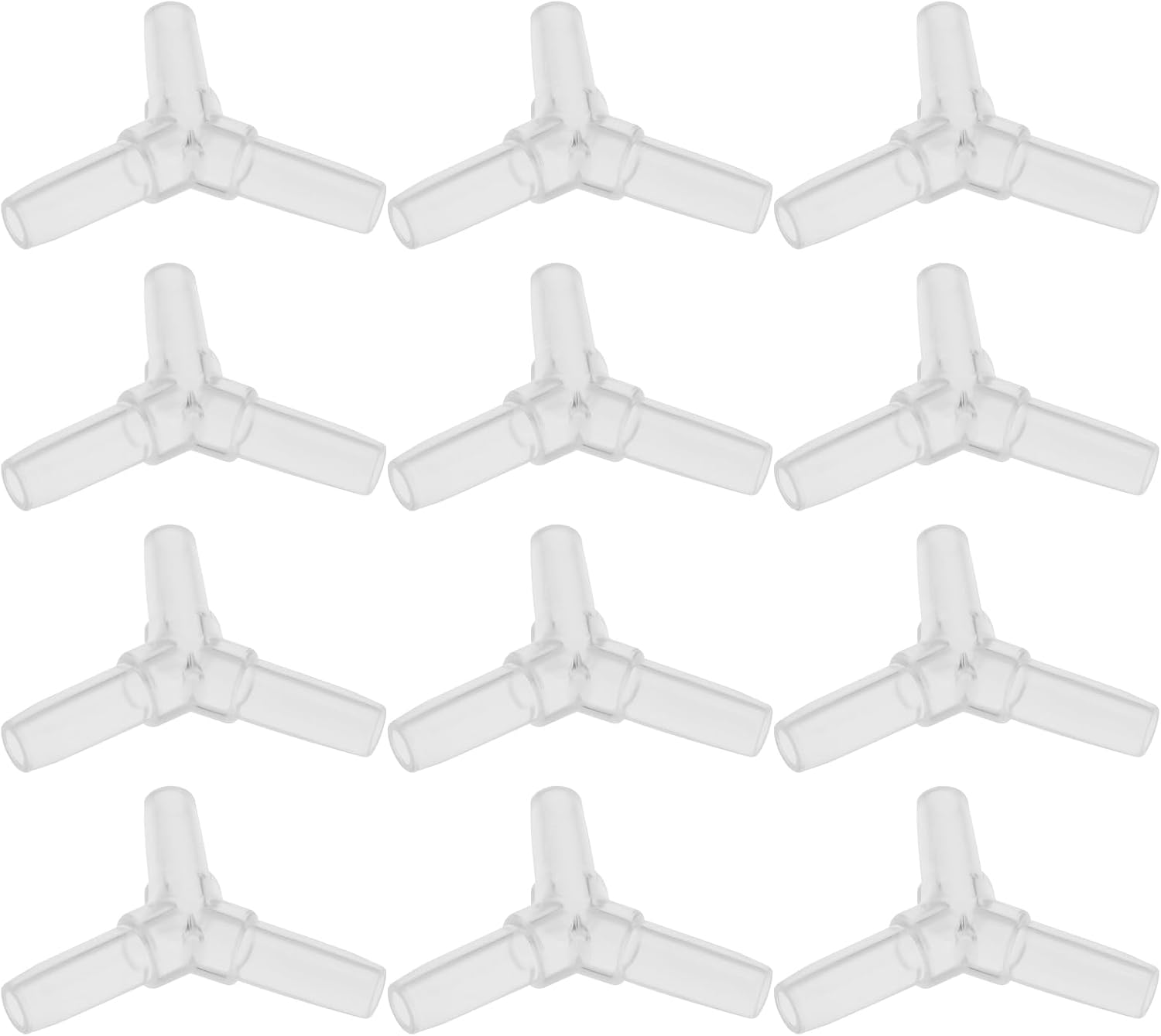 Emsea 30Pcs Y-Type 4Mm Aquarium Airline Connector Plastic Tube Splitter for Fish Tank Shrimp Tank Air Tube System Oxygen Pump Accessory image number 4