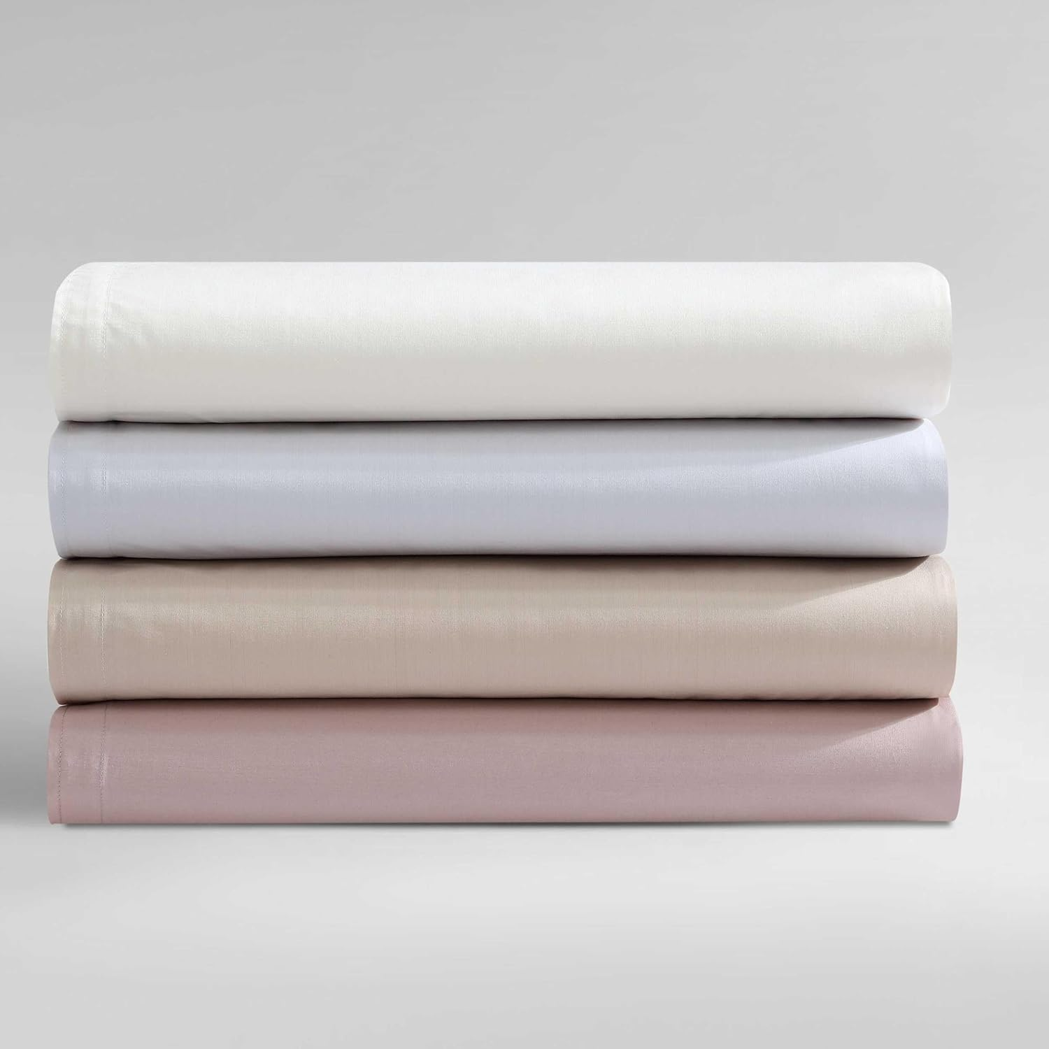 Calvin Klein - King Sheets, Luxuriously Soft Percale Bedding Set, Sustainable Fabric Construction (Naturals Solid Feather White, King) image number 5