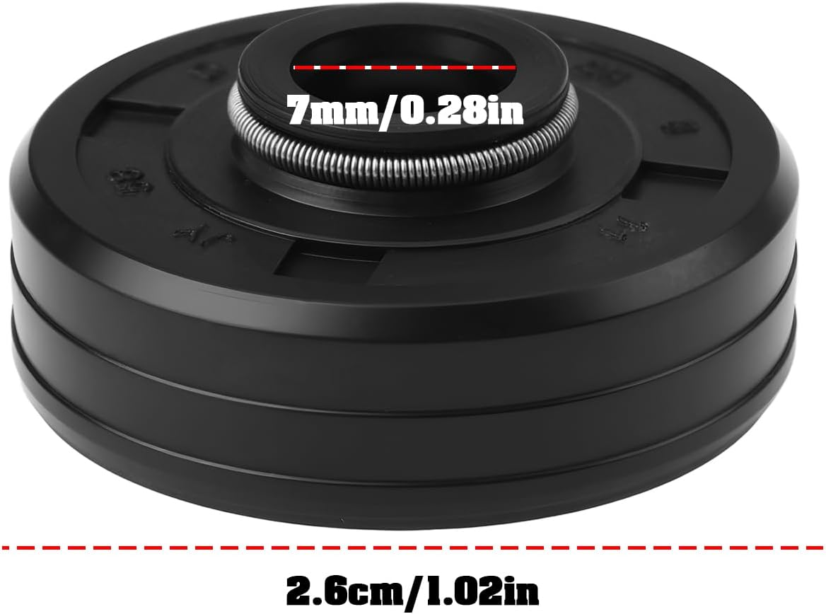 Create Idea 4PCS Dishwasher Motor Shaft Seal Oil Seal DD62-00053A Compatible with Samsung Dishwasher DMR57LFS/XAA DMR57LFS/XAC image number 4