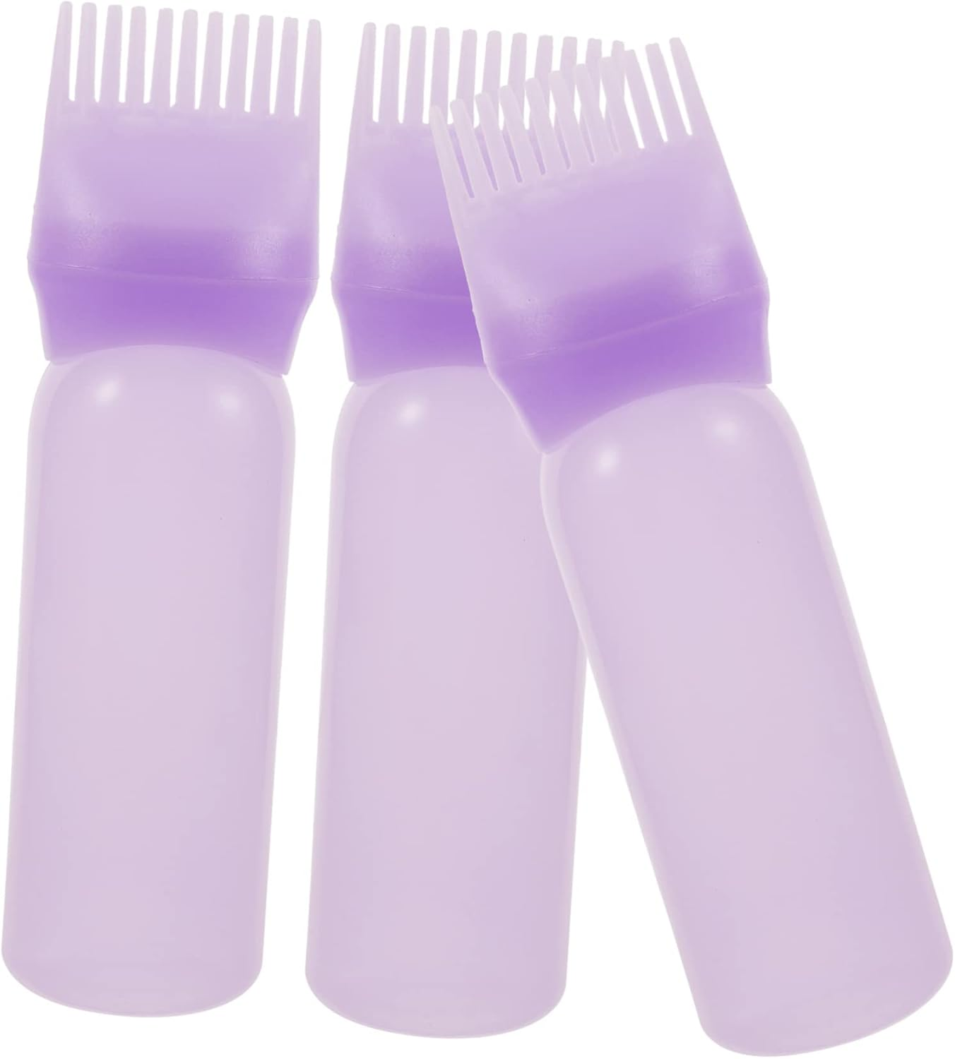 9 Pcs Medicine Hair Dye Applicator Set - Bottles, Brush, Shampoo, Color Oil, Root Comb, Plastic Comb for Hair Growth