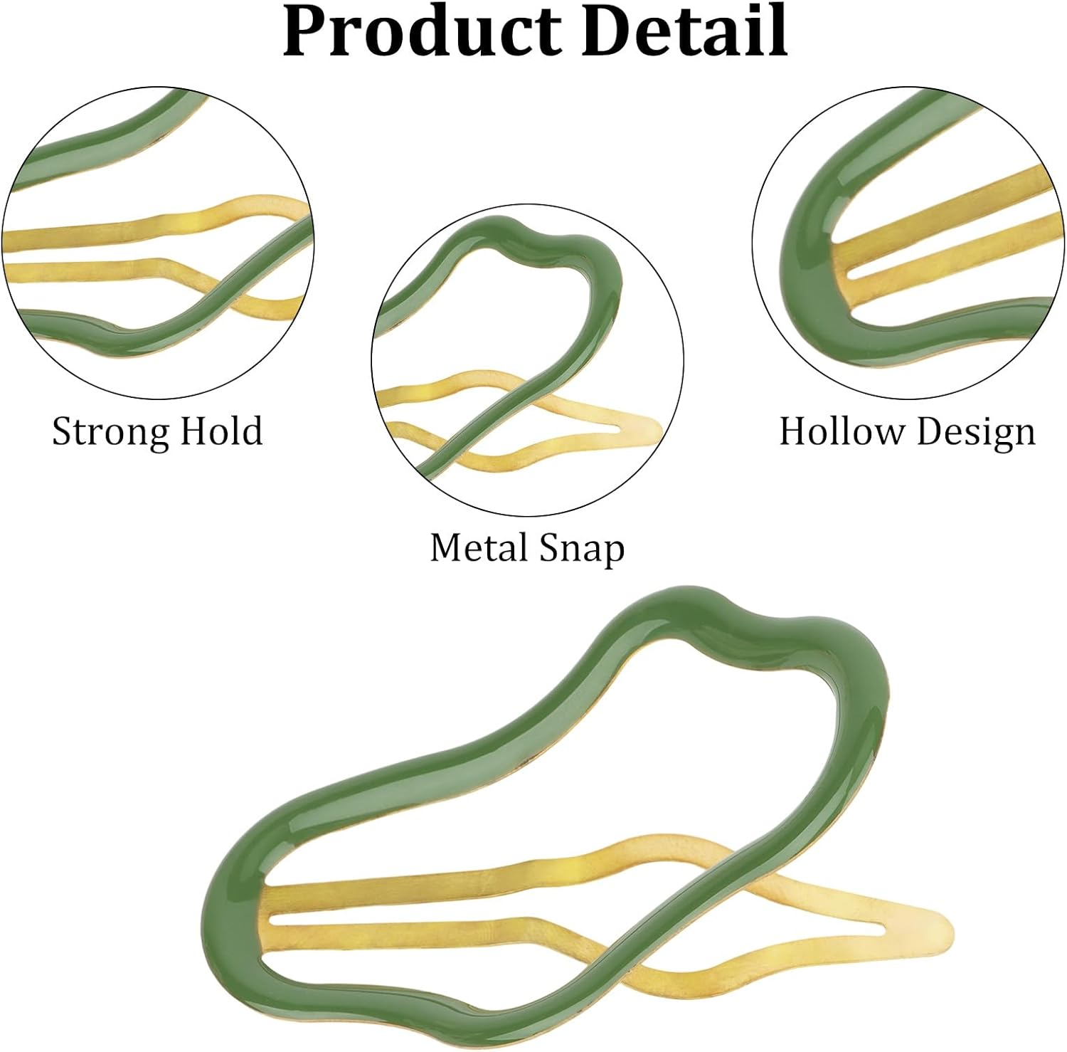 Srotmirw Women'S Hair Clips, 10 Pieces Cloud Shaped Hair Accessories for Women and Girls Daily to Choose image number 4