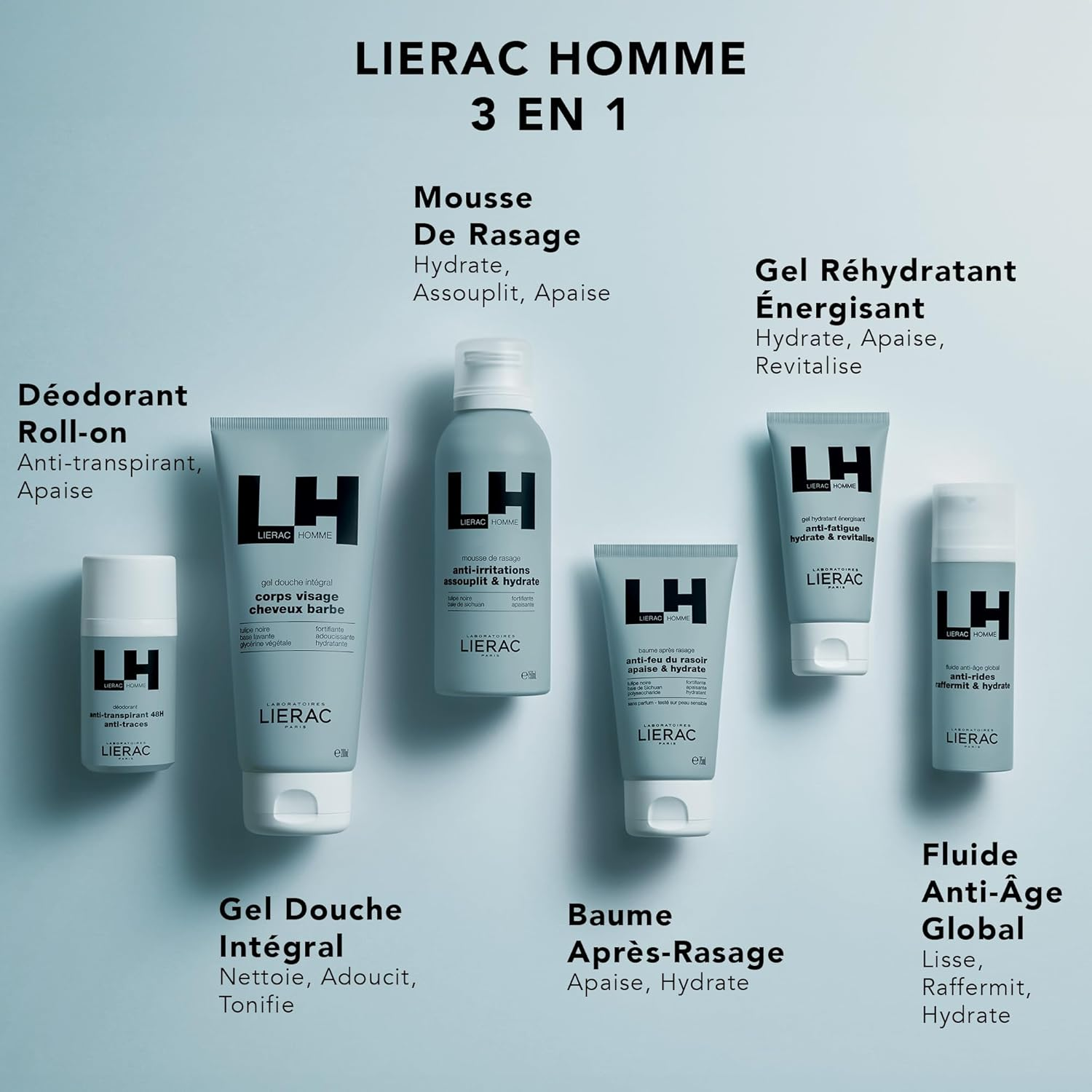Lierac Homme Soothing after Shave Balm for Men 75 Ml image number 1