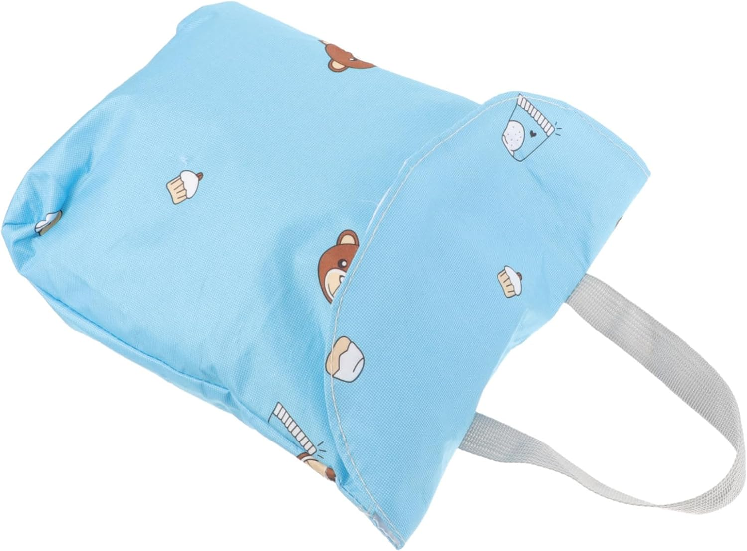 Portable Diaper Storage Bag Large Capacity Napkin Holder Snap Button Design Lightweight and Versatile for Travel Camping and Outdoor Activities image number 4